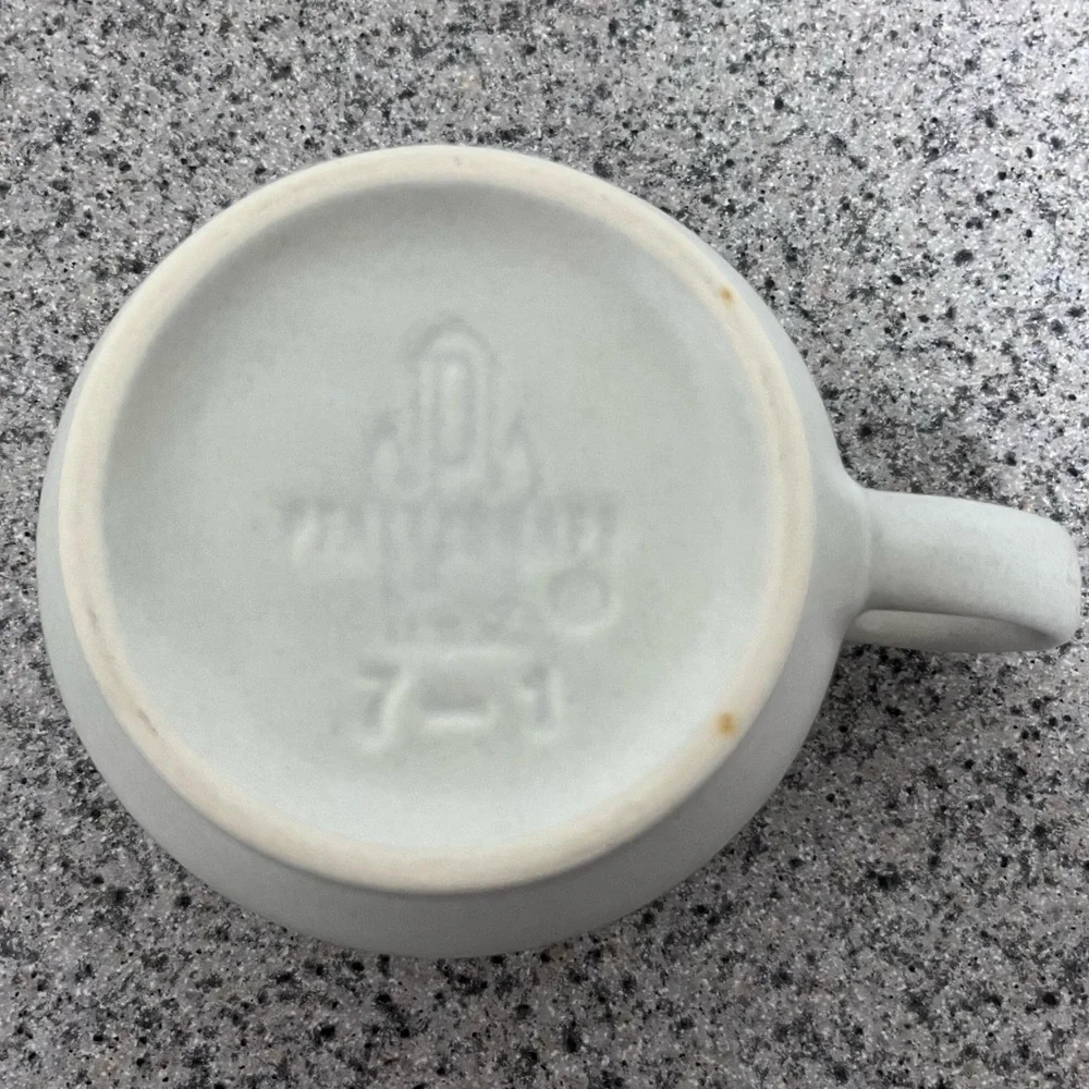 Pfaltzgraff Yorktowne Pattern Blue and White Ceramic Mugs & Saucers - Picture 7 of 16